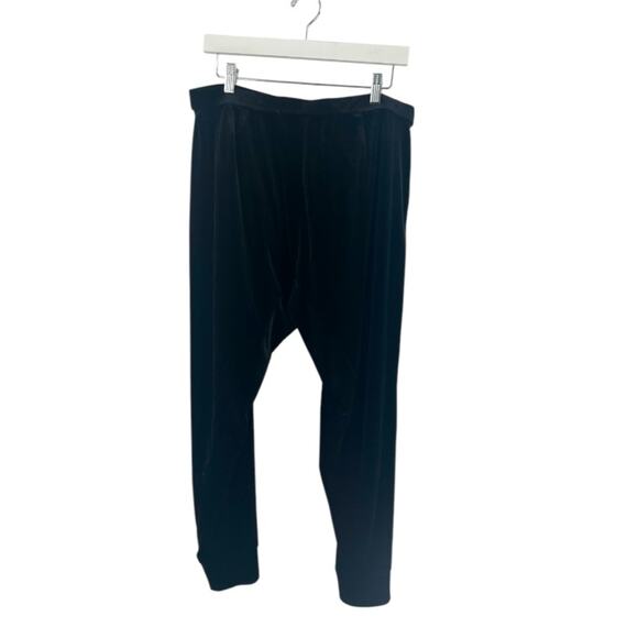 Eileen Fisher velvet jogger black sz M - Picture 4 of 7